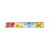 Lovely Floral Enameled Brooch Mid Century Modern Pereli Metall