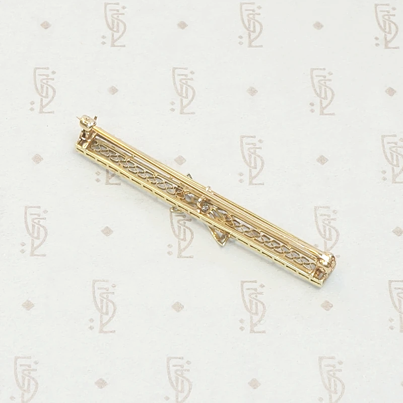 Sweetest Little Art Deco Bow Pin