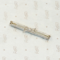 Sweetest Little Art Deco Bow Pin