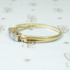 1940's Palladium and 14k Diamond Band