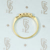 1940's Palladium and 14k Diamond Band