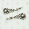 Long and Lovely Antique Paste and Pearl Earrings