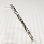 The Patterned Silver Bangle from Allie B.