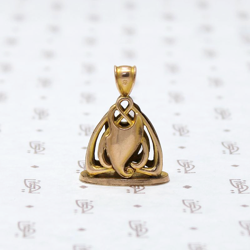 Art Nouveau Inspired Vintage Fob