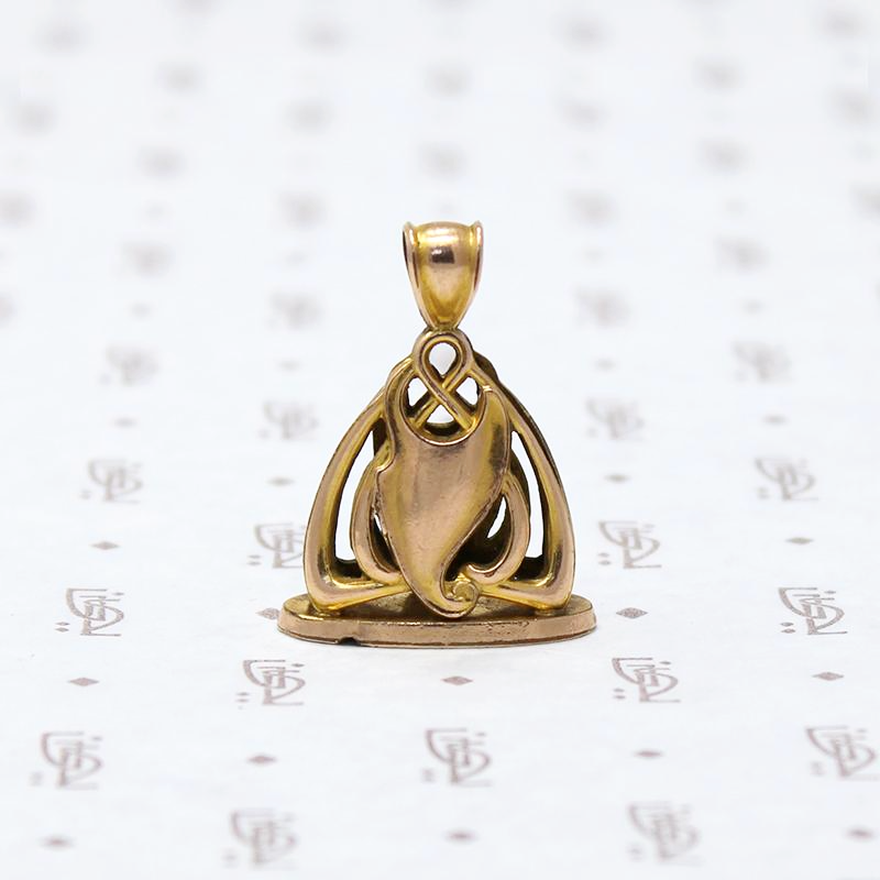 Art Nouveau Inspired Vintage Fob