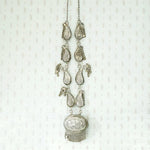 Pradesh Repoussé Silver Paisley Necklace
