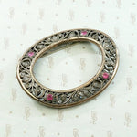 Regency Era Gold & Silver Buckle with Sapphires