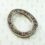 Regency Era Gold & Silver Buckle with Sapphires
