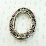 Regency Era Gold & Silver Buckle with Sapphires