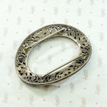 Regency Era Gold & Silver Buckle with Sapphires