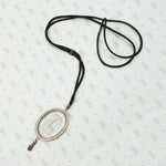 Angel Blowing Bubbles Art Deco Pendant