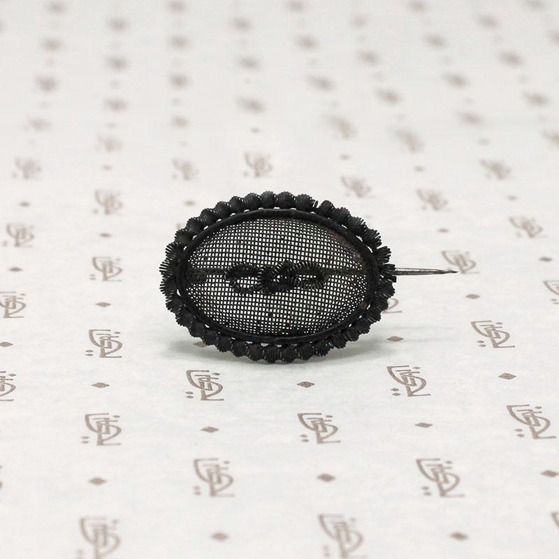 Delicate Antique Silesian Wire Work Brooch