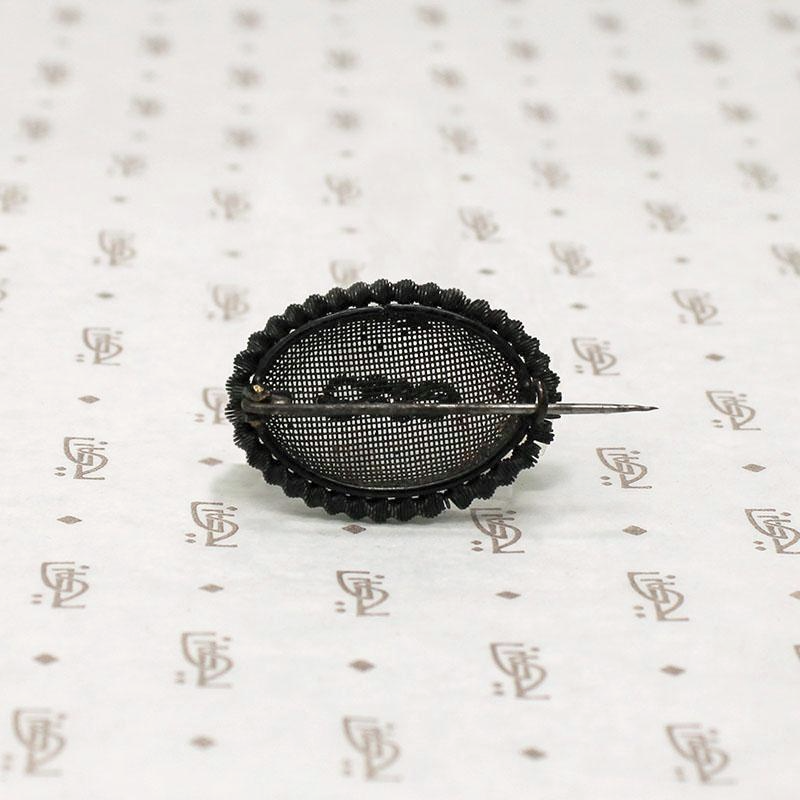 Delicate Antique Silesian Wire Work Brooch