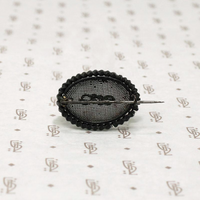 Delicate Antique Silesian Wire Work Brooch