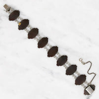 Antique Shakudo Bracelet in the shape of Japanese Lanterns