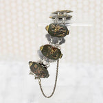 Antique Shakudo Bracelet in the shape of Japanese Lanterns