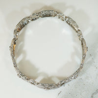Exquisite Platinum and Diamond Art Deco Bracelet