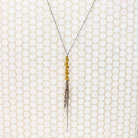 Golden Twig Necklace by brunet