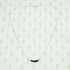 The Olio Arc Necklace in Sapphire and Yellow Gold by brunet