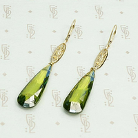 The Marché Carnelian Pendant Drop Earrings by Brunet