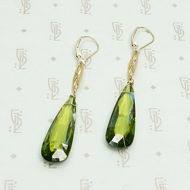The Marché Carnelian Pendant Drop Earrings by Brunet