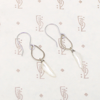 American River Pearl Earrings with Handmade Gold Details by brunet