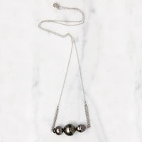 Decadent Tahitian Pearl & White Gold Necklace by brunet