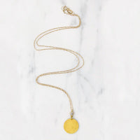 Minimalist Luxury 18k & Diamond Pendant by brunet