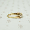 Vintage Gold Band with Pearls