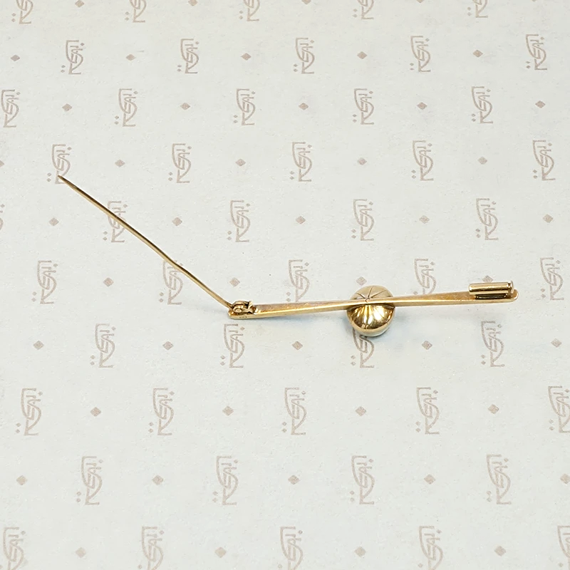Refined Baroque Pearl Pin in Rose Gold