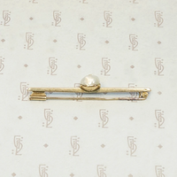 Refined Baroque Pearl Pin in Rose Gold