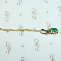Delightful Emerald Pendant in Gold