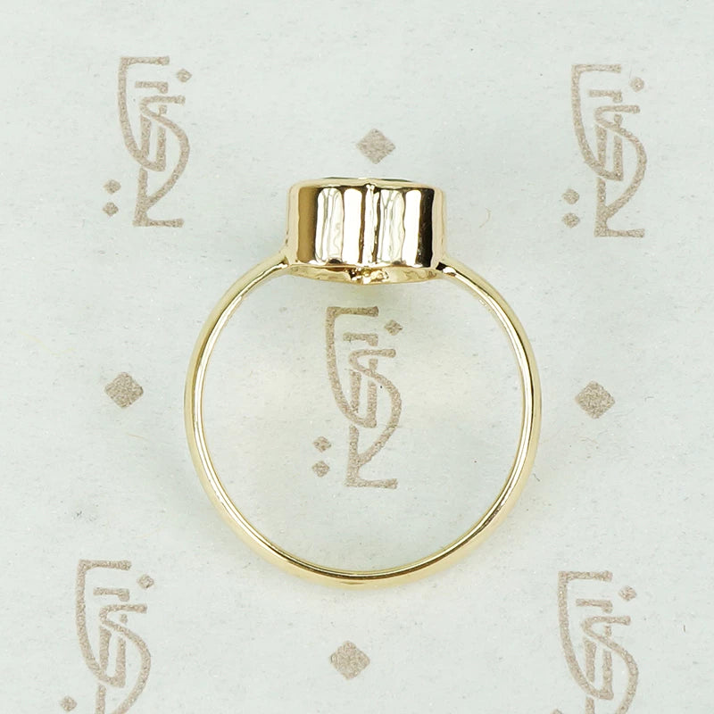 The Peridot Heart Ring by 720 for GSL