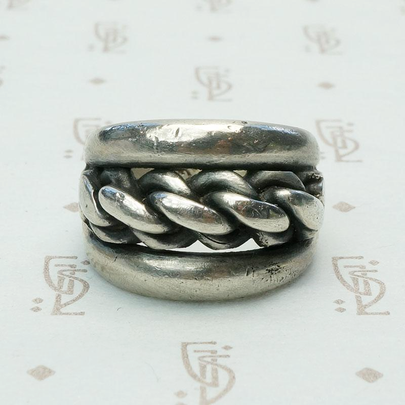 Tough Silver Chain Ring c. 1980