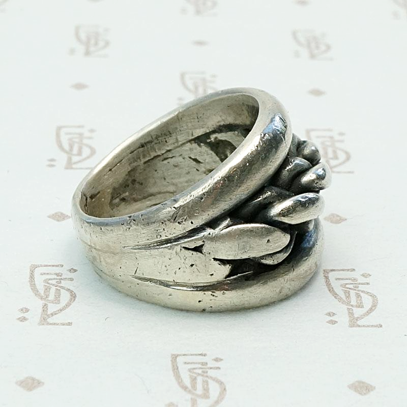 Tough Silver Chain Ring c. 1980