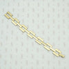 Engraved Gilded Silver 1940s Ladder Bracelet