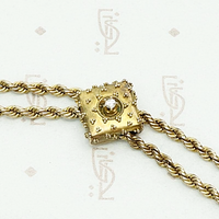 Etruscan Revival Gold Slide Chain