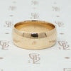 Antique Glowing Gold Wide Band
