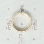Antique Glowing Gold Wide Band