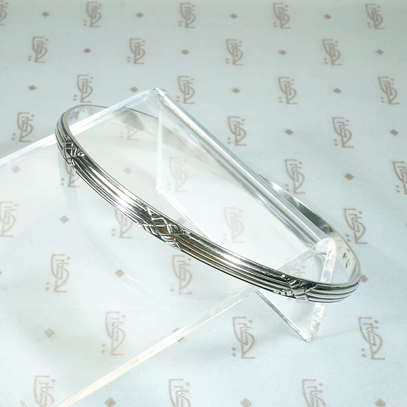 Mid Century Danecraft Silver Bangle