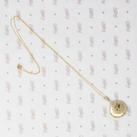 Pretty Little Engraved Gold Locket 