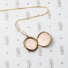 Pretty Little Engraved Gold Locket 