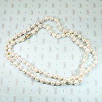Opera Length Semi-Baroque Pearl Necklace