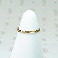 Art Deco Arrows Gold Tiny Ring