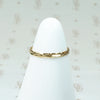 Art Deco Arrows Gold Tiny Ring