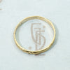 Art Deco Arrows Gold Tiny Ring
