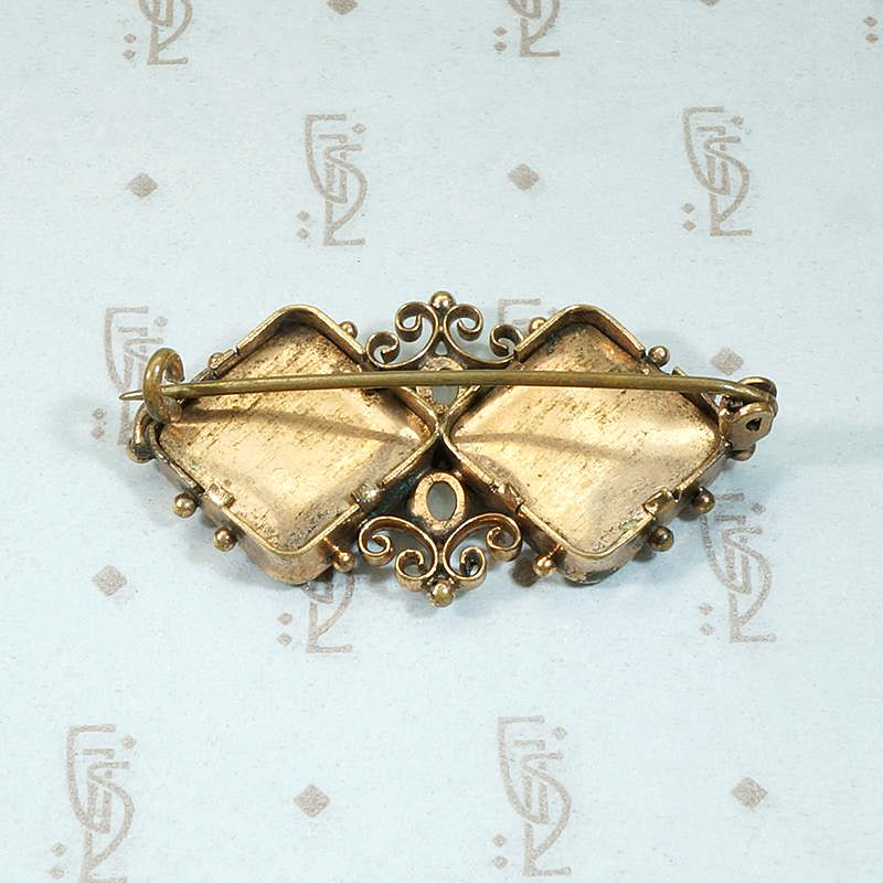 Early Photographs Love Match Brooch