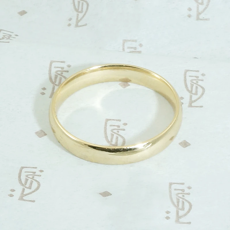 Vintage 10k Gold Mens Wedding Band