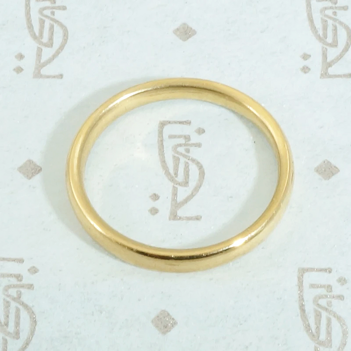 English 1939 18k Gold Wedding Band