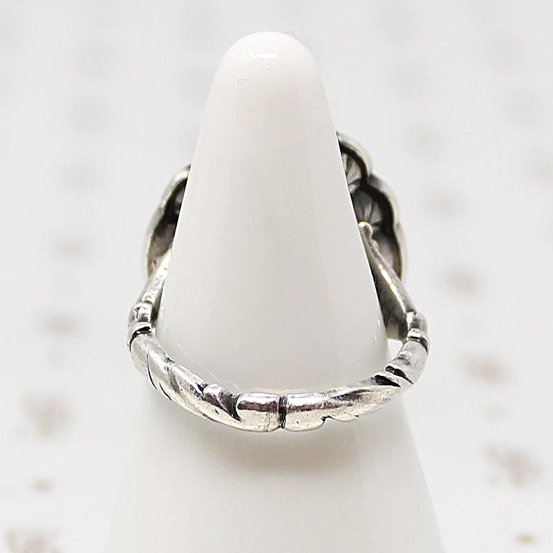 Amethyst Ring with Silver Whorls & Glittering Marcasites